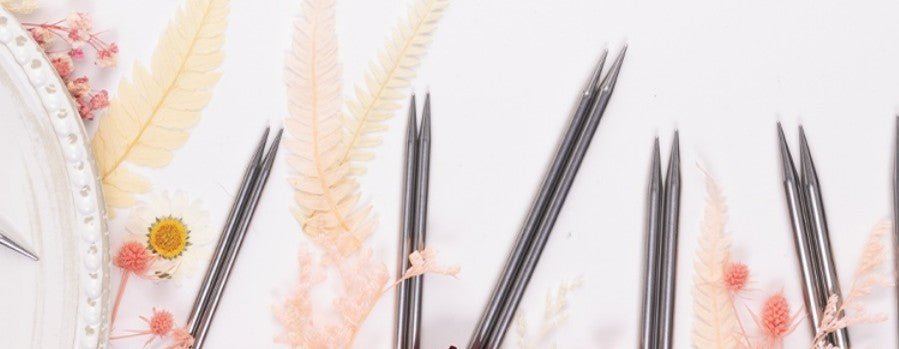 Knit Picks: fixed circulars in the small sizes, and lace cables
