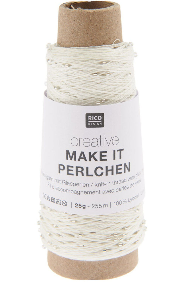 Rico Design Creative Make It Perlchen Bead Yarn, 25 g