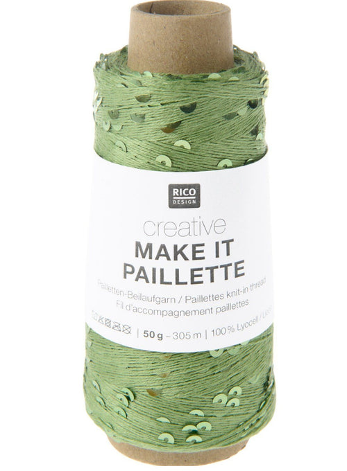 Rico Design Creative Make It Paillette Sequin Yarn, 50 g