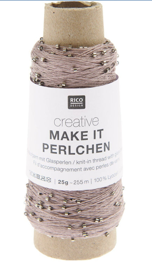 Rico Design Creative Make It Perlchen Bead Yarn, 25 g