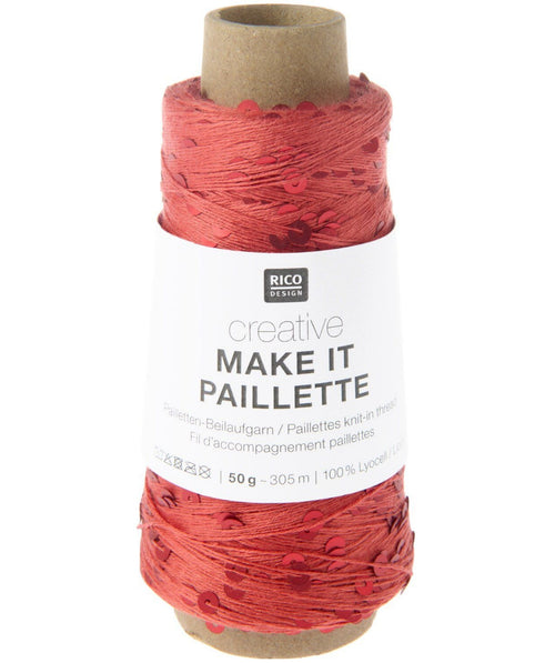 Rico Design Creative Make It Paillette Sequin Yarn, 50 g