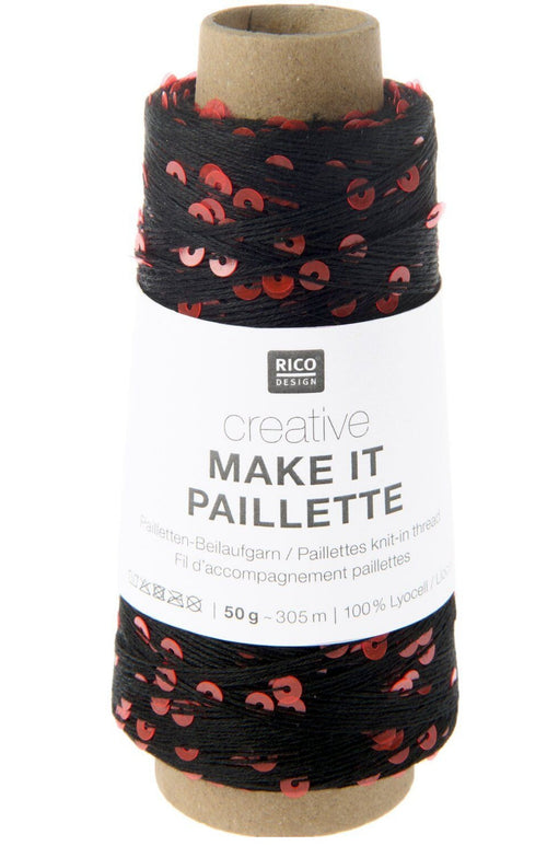 Rico Design Creative Make It Paillette Sequin Yarn, 50 g