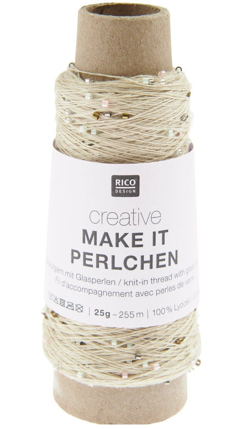 Rico Design Creative Make It Perlchen Bead Yarn, 25 g