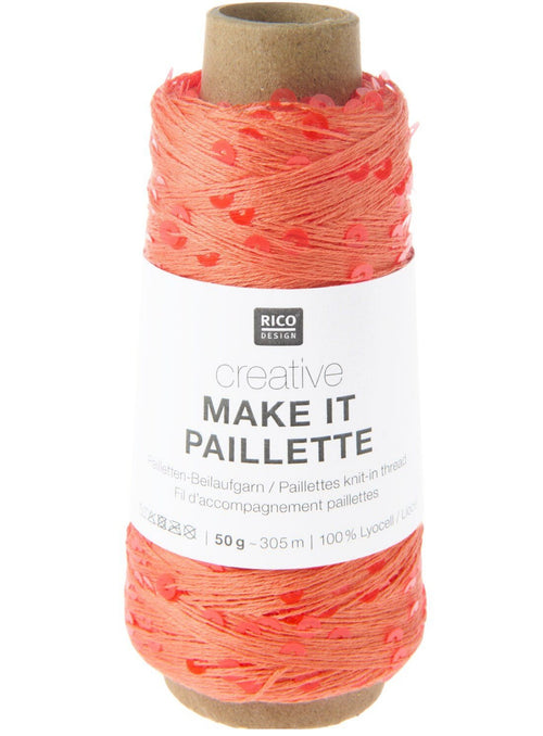 Rico Design Creative Make It Paillette Sequin Yarn, 50 g
