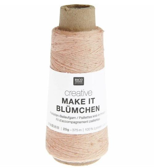 Rico Design Creative Make It Blümchen Sequin Yarn, 25 g