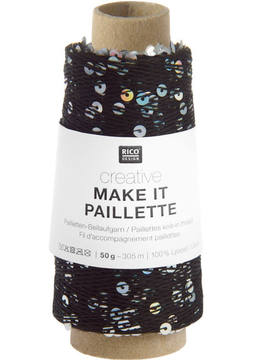 Rico Design Creative Make It Paillette Sequin Yarn, 50 g