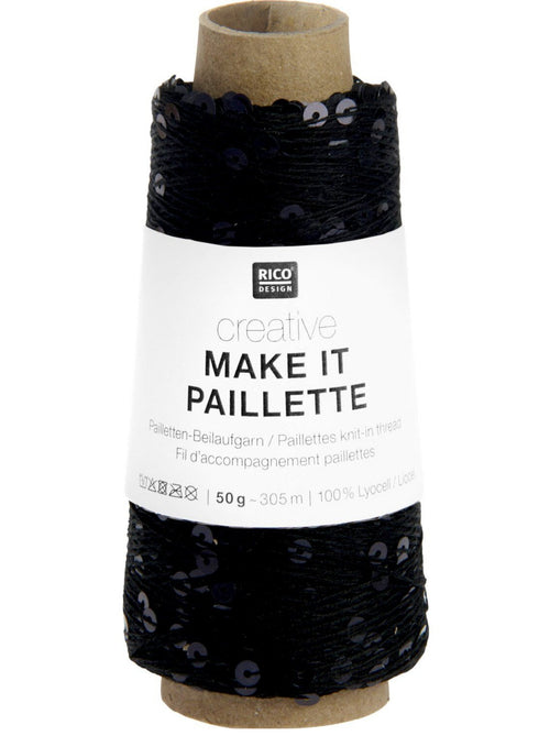 Rico Design Creative Make It Paillette Sequin Yarn, 50 g
