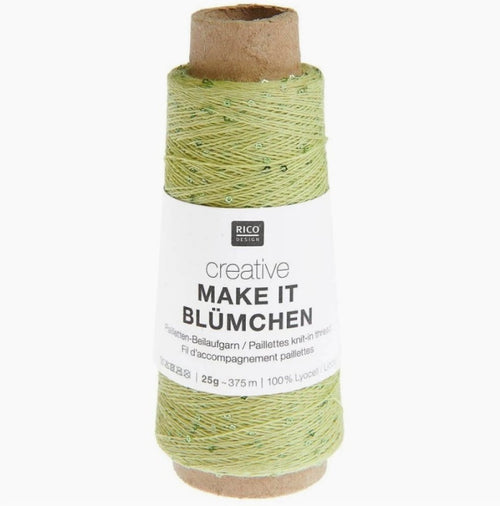 Rico Design Creative Make It Blümchen Sequin Yarn, 25 g