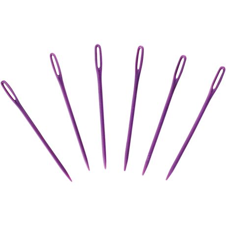 Needlecrafters Plastic Yarn Finishing Needles 6/Pkg