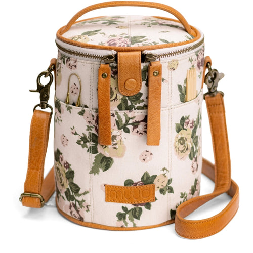 Muud Saturn Limited Edition — Textile Project Bag with Leather Details
