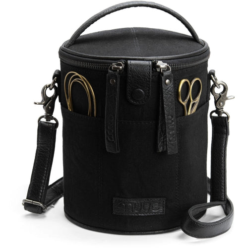 Muud Saturn Limited Edition — Textile Project Bag with Leather Details