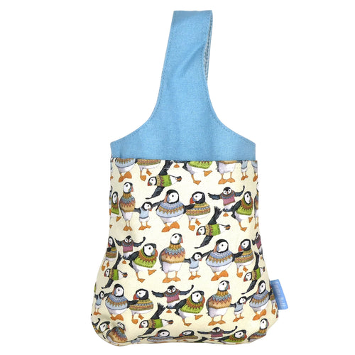 Small Wrist Bag by Emma Ball – 21×40 cm with Front Pocket