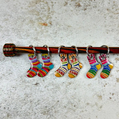 Ring Stitch Markers by Emma Ball (Set of 6)
