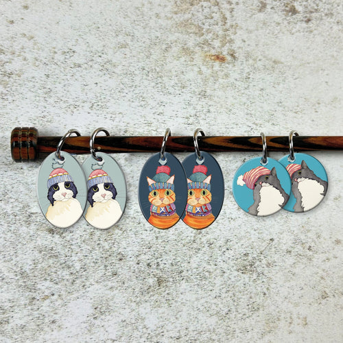Ring Stitch Markers by Emma Ball (Set of 6)