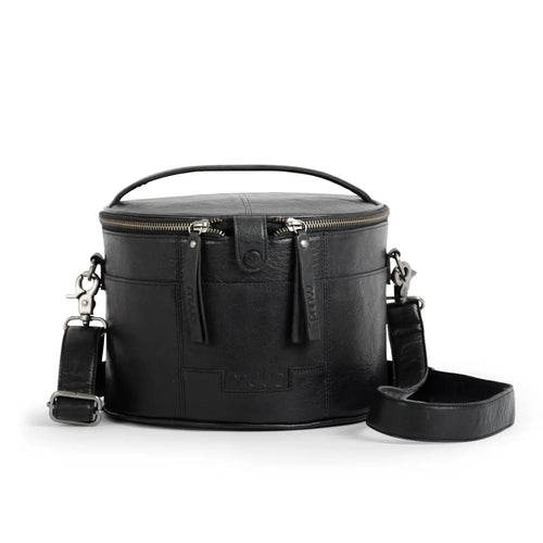 Muud Enturn Leather Project Bag | Black