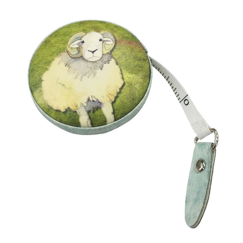 Tape Measure by Emma Ball – 150 cm / 60″, Dual Units, Wipe-Clean Case