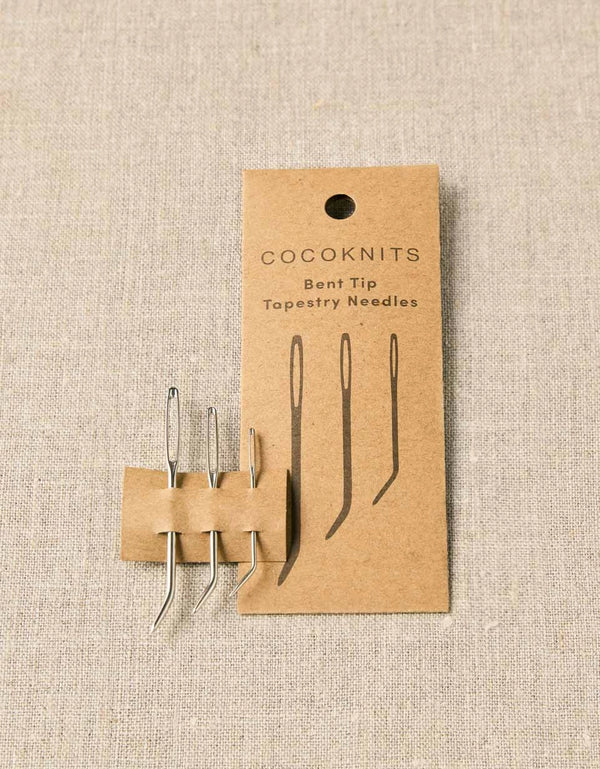 Cocoknits Bent Tip Tapestry Needles, Set of 3
