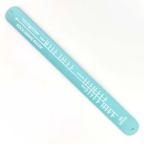 Twice Sheared Sheep Sock Sizing Ruler (Sock Knitting Bracelet Ruler)