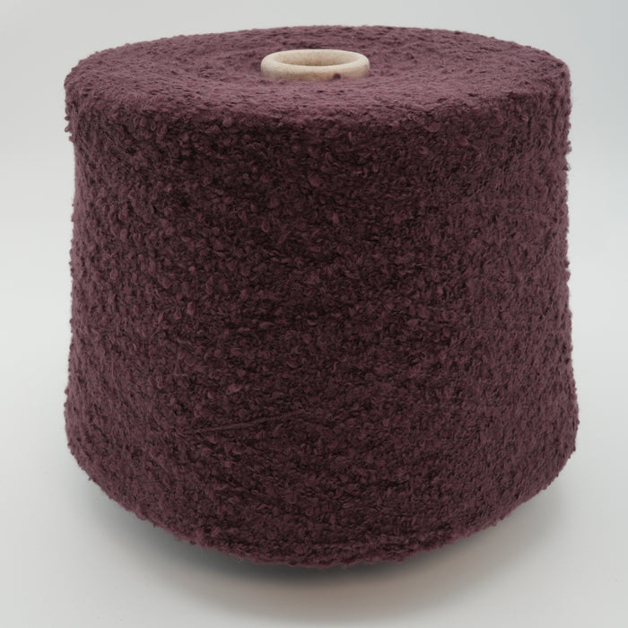 Kermitbio, 630m/689yds per 100g/3.5oz, Cabernet Cloud, Bouclé Cotton Blend