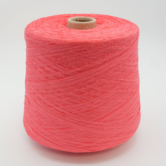 Maori, 500m/547yds per 100g/3.5oz, Pink Ribbon, Lace Ribbon Viscose & Polyamide Blend