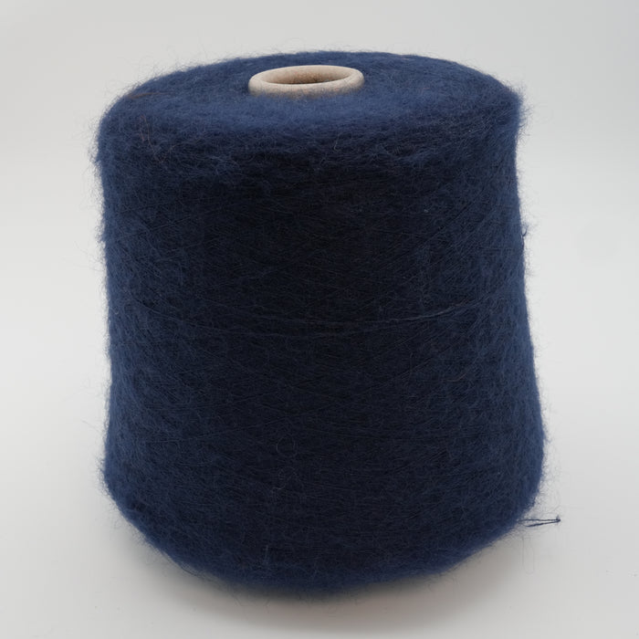 Medina, 1000m/1094yds per 100g/3.5oz, Ink Blue, Fluffy Wool & Polyamide Blend