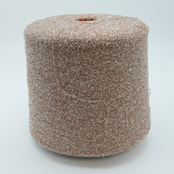 Torbato 750m/100g (820 yds/3.5 oz), Airy Cappuccino – Cotton Blend Textured Yarn