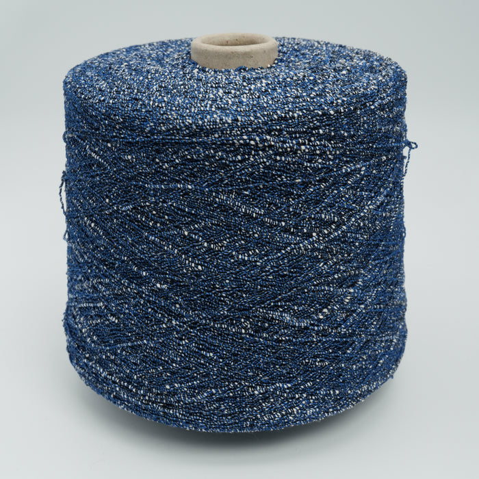 Millefili Cocobello, 370m/405yds per 100g/3.5oz, Blueberry Confetti, Cotton, Viscose & Lurex Blend