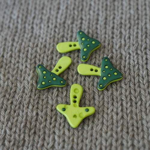 Button 25×20 mm · 2 holes · Mediac (Germany)