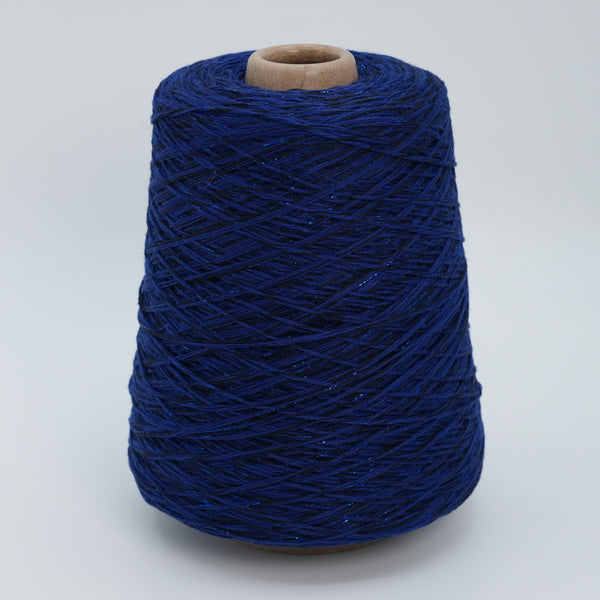 Yarnix Navy Lux — 350m/100g (383yds/3.5oz) Sport | Lambswool, Cashmere, Lurex