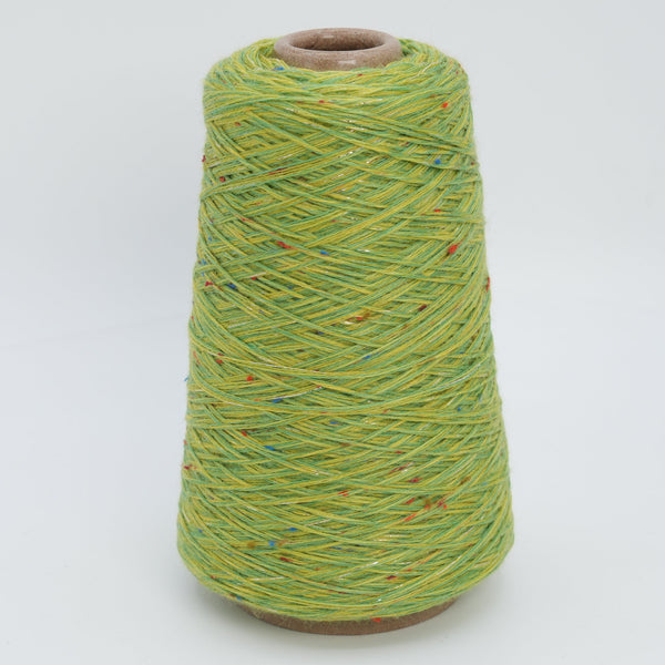 Yarnix Juicy Lime Lux — 325m/356yds per 100g/3.5oz Sport | WV, Vi, Lurex