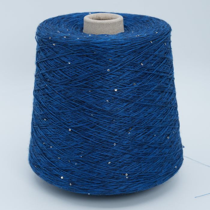 Lino 6500, 650m/711yds per 100g/3.5oz, Linen & Sequin Blend