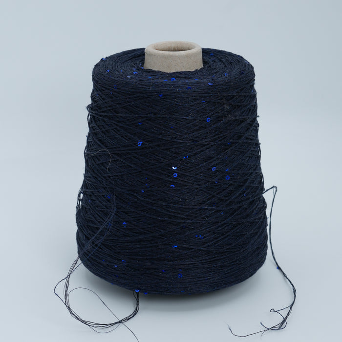 Lino 5300, 530m/580yds per 100g/3.5oz, Linen, Sequin & Micro Lurex Blend