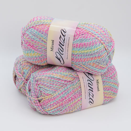 Danza Turkish Sock Yarn Skeins 100g, 350m/383yds per 100g, 75Wo 25PA