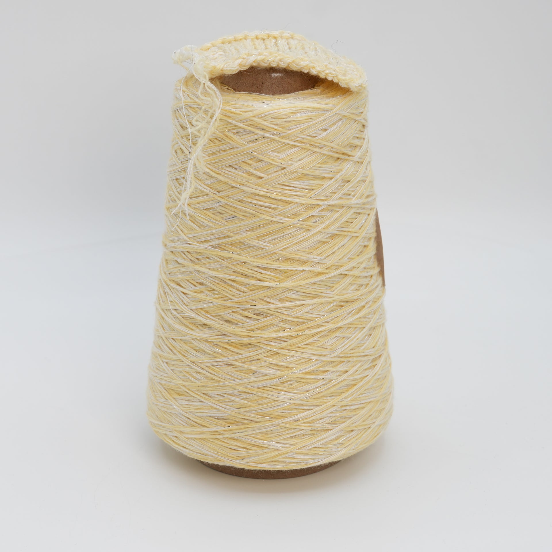 Yarnix Lemon Custard Lux — 307m/336yds per 100g/3.5oz Sport | WV, WS, Vi, PA, SE, EA, Lurex