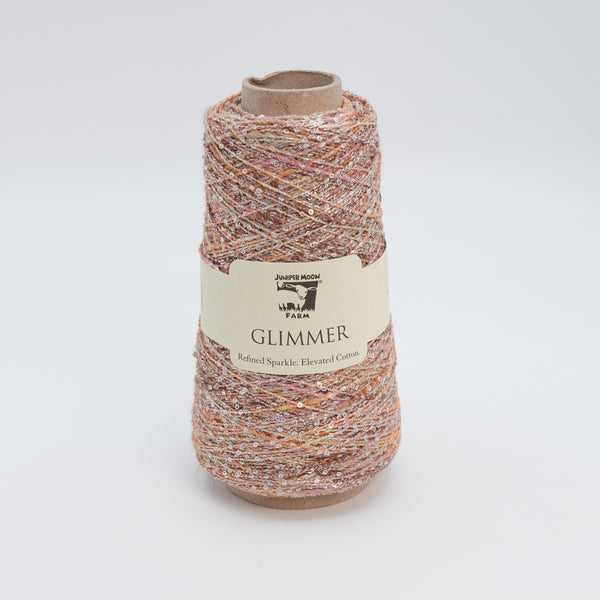Juniper Moon Farm Glimmer Sequin Yarn, 150 g Cone
