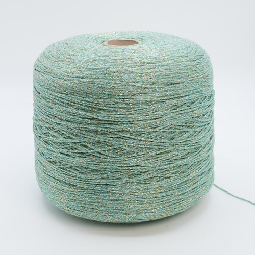 Minerva 3800, 380m/416yds per 100g/3.5oz, Stitched Cord Viscose & Lurex Blend