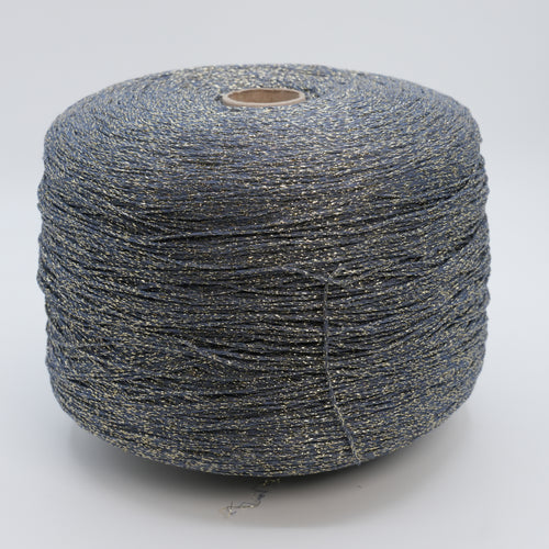 Minerva 3800, 380m/416yds per 100g/3.5oz, Stitched Cord Viscose & Lurex Blend