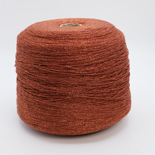 Minerva 3800, 380m/416yds per 100g/3.5oz, Stitched Cord Viscose & Lurex Blend