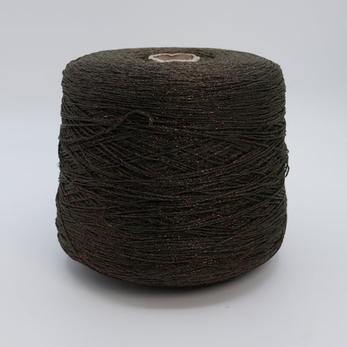Minerva 3800, 380m/416yds per 100g/3.5oz, Stitched Cord Viscose & Lurex Blend