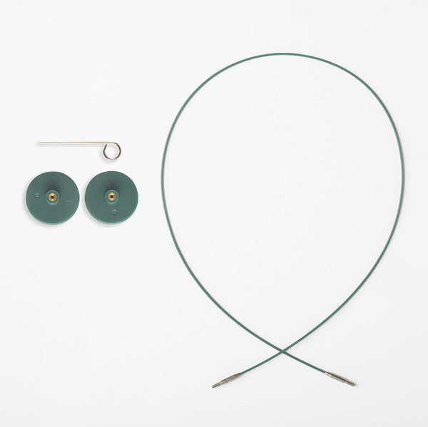 Knit Picks: Options Interchangeable Needle Cables - Lace Stainless Steel