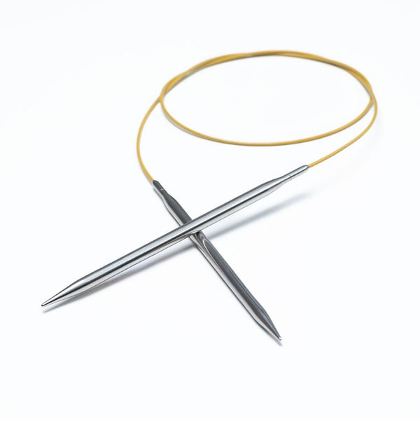 Knit Picks: Reflections Stainless Steel Swivel Fixed Circular Needles