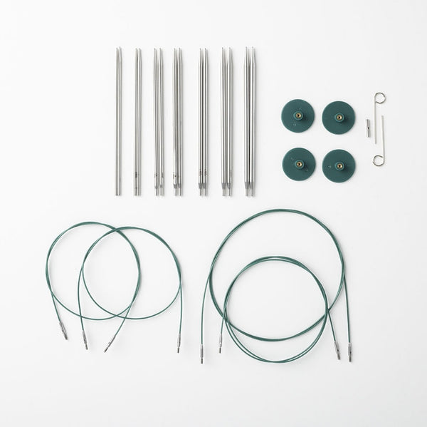 Knit Picks: Reflections Options Interchangeable Lace/Sock Needle Tips Set - 4" (10cm) Tips