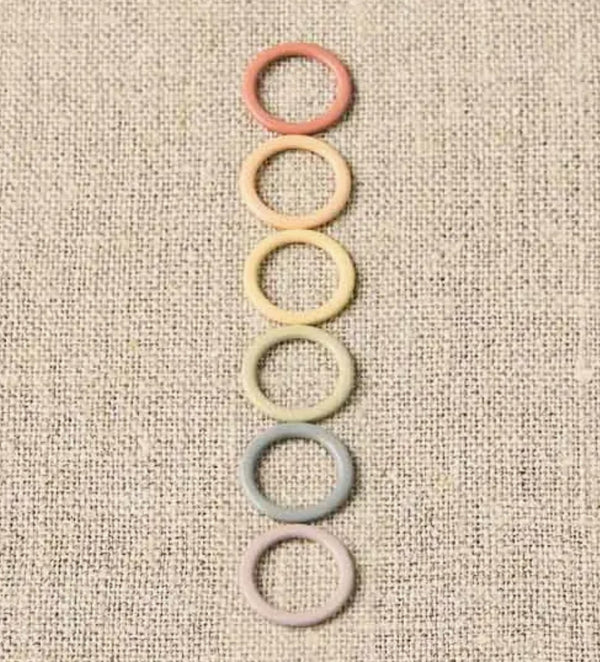 Cocoknits Ring Stitch Markers - Earth Tones