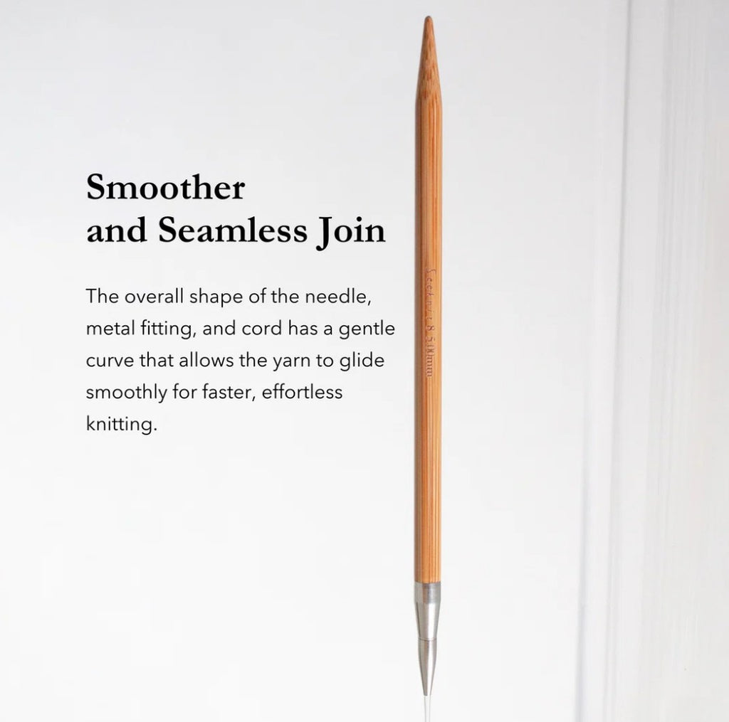 Seeknit Koshitsu Curve interchangeable circular needle tips