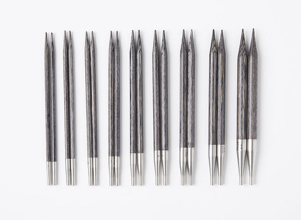 Knit Picks: Obsidian Resilience Interchangeable Needle Clutch Set - 4.25" (11cm) Tips