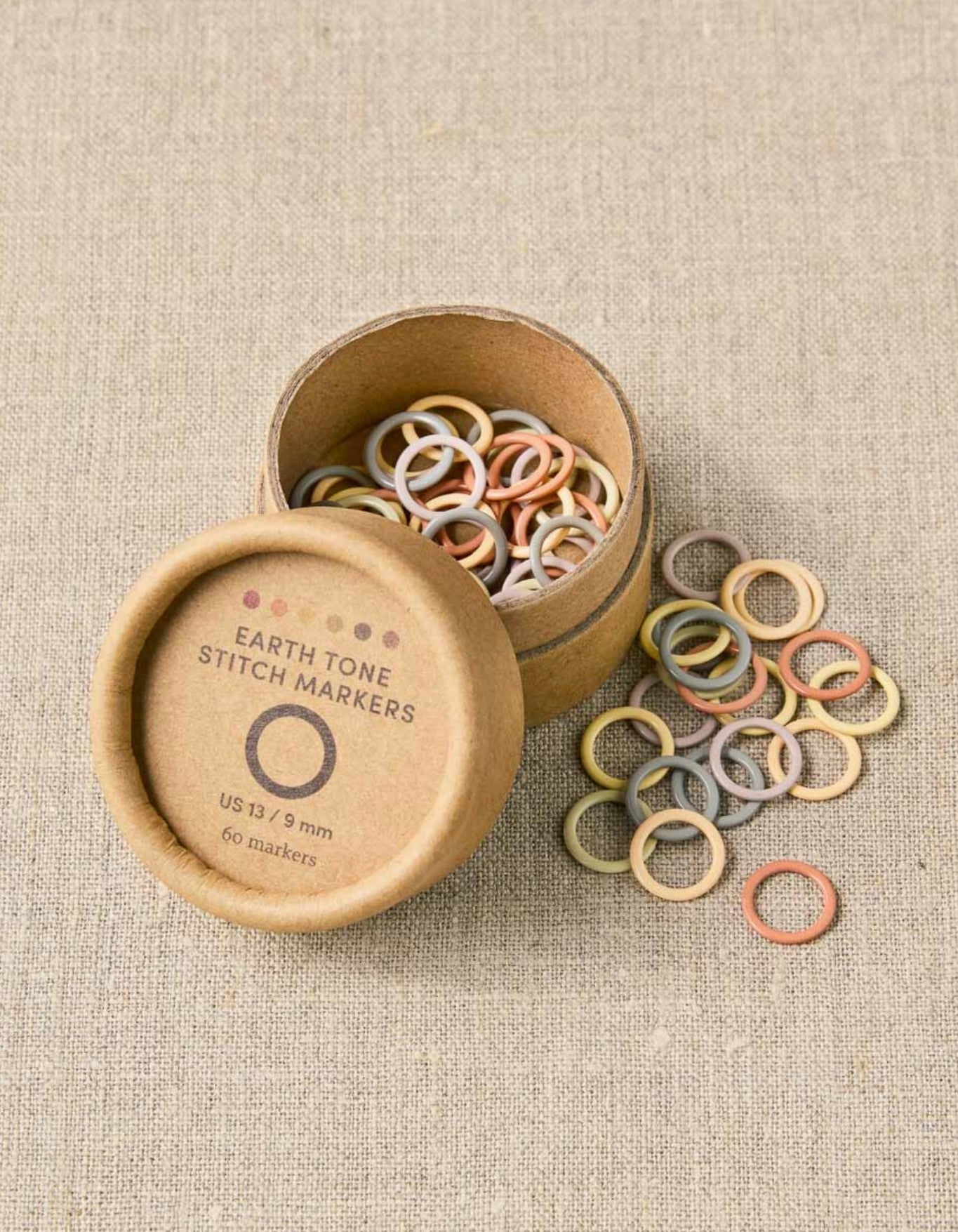 Cocoknits Ring Stitch Markers - Earth Tones
