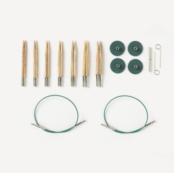Knit Picks: Foursquare Sunstruck Options Short Interchangeable Needle Set - 2.75" (7cm) Tips