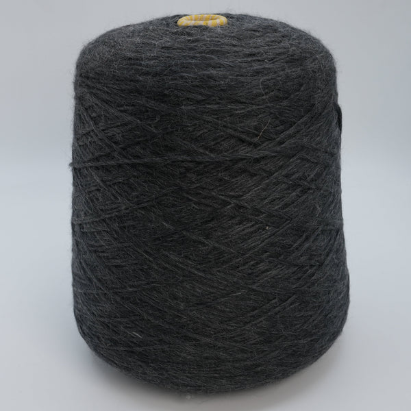 Cone of Artico 1800 fluffy roving yarn, a merino and acrylic blend by Miroglio Group.