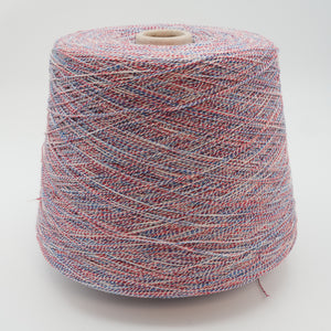 Cone of BemyBaby 100% cotton yarn in Americana Twist.