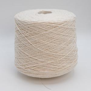 Cone of Bourette Silk 4000 100% silk yarn in Origianl Grigio.